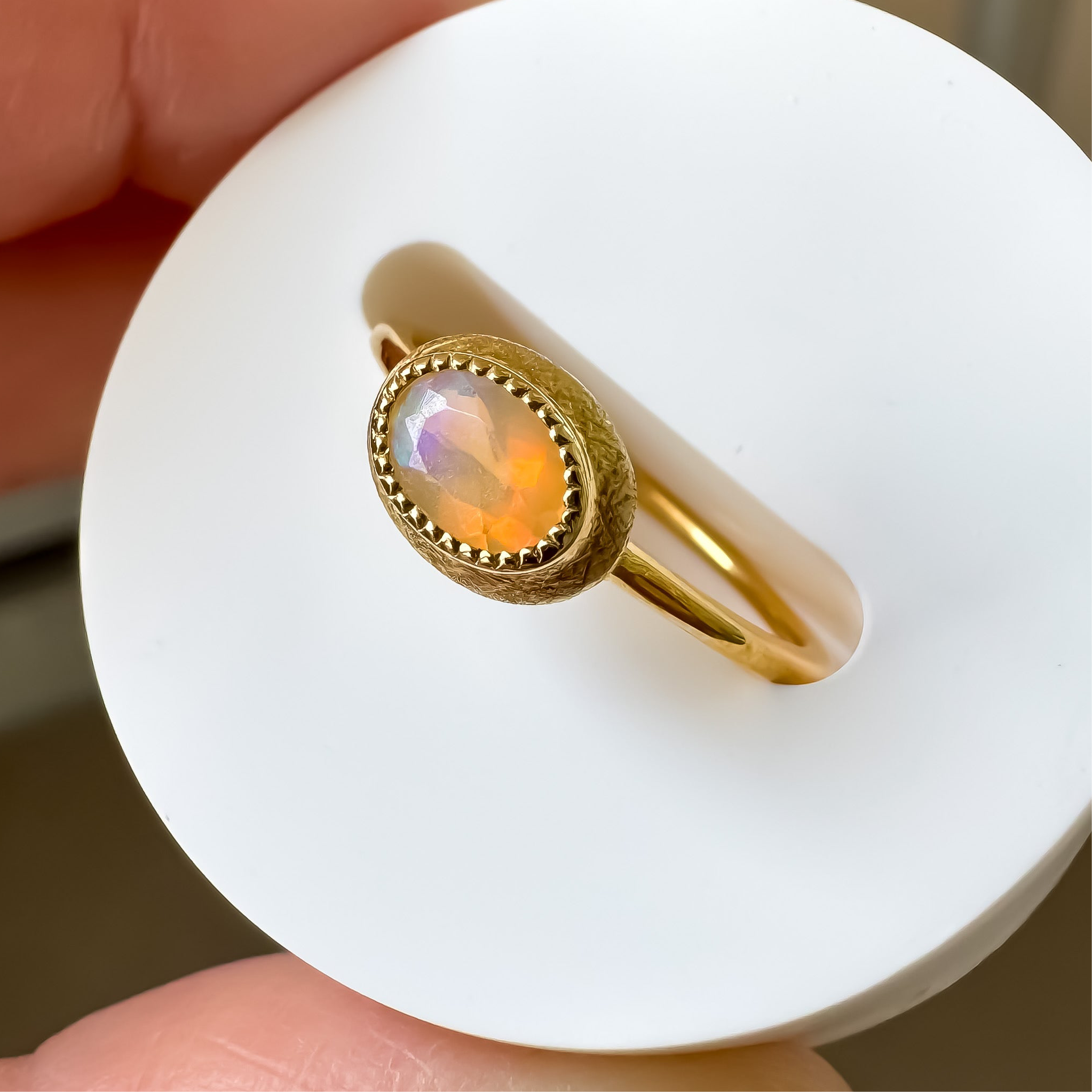 《オパール|Opal》天然石リング/silver925