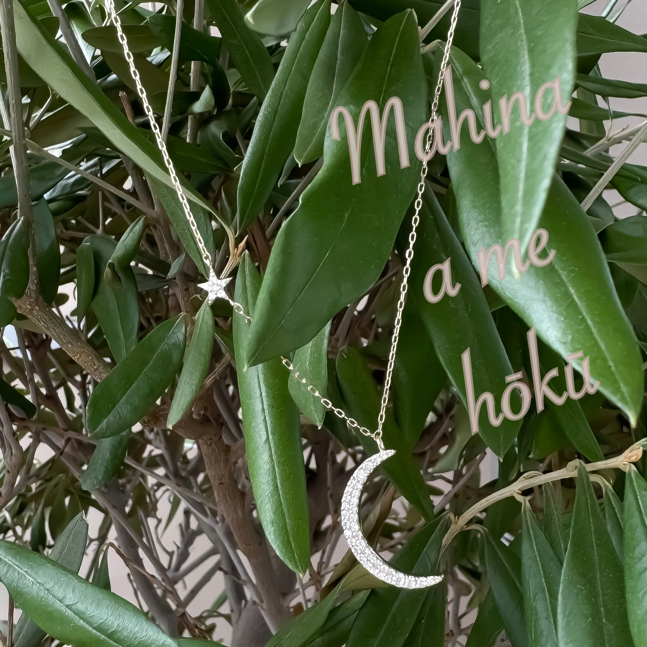 Hōkū Mahina  series.【月星Collection】月星ダイヤモンドネックレス✴︎
