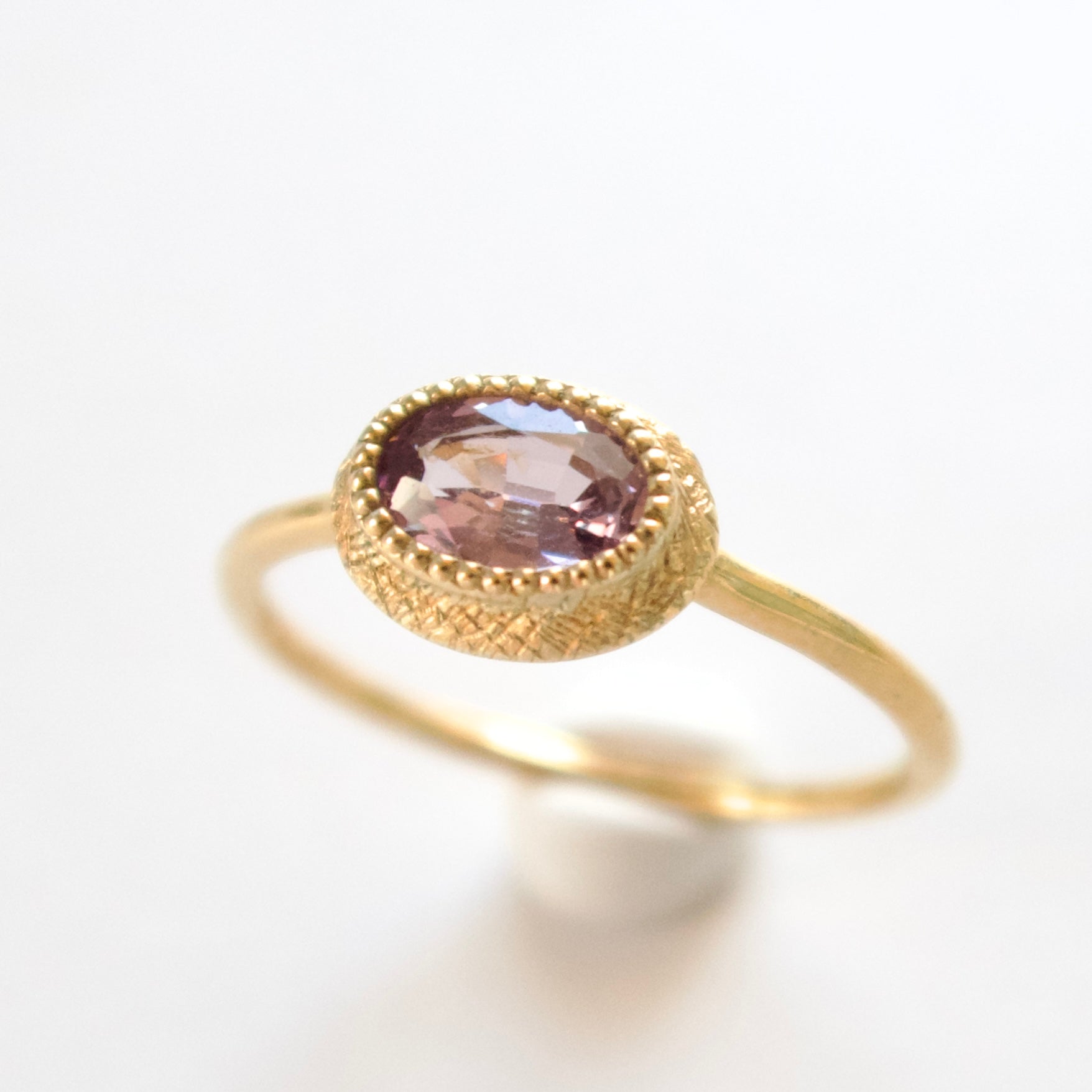 《ピンクスピネル｜Pink Spinel》天然石リング／silver925