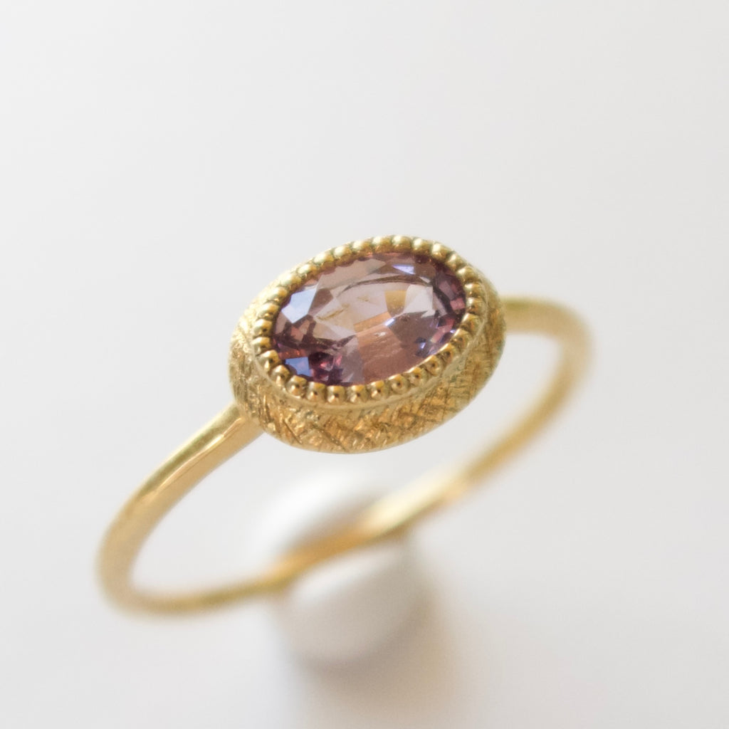 《ピンクスピネル｜Pink Spinel》天然石リング／silver925