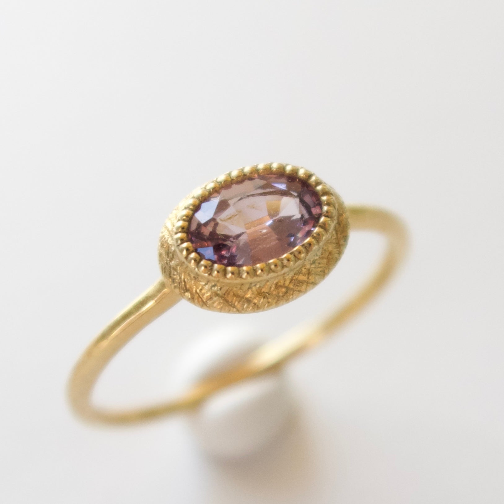 《ピンクスピネル｜Pink Spinel》天然石リング／silver925