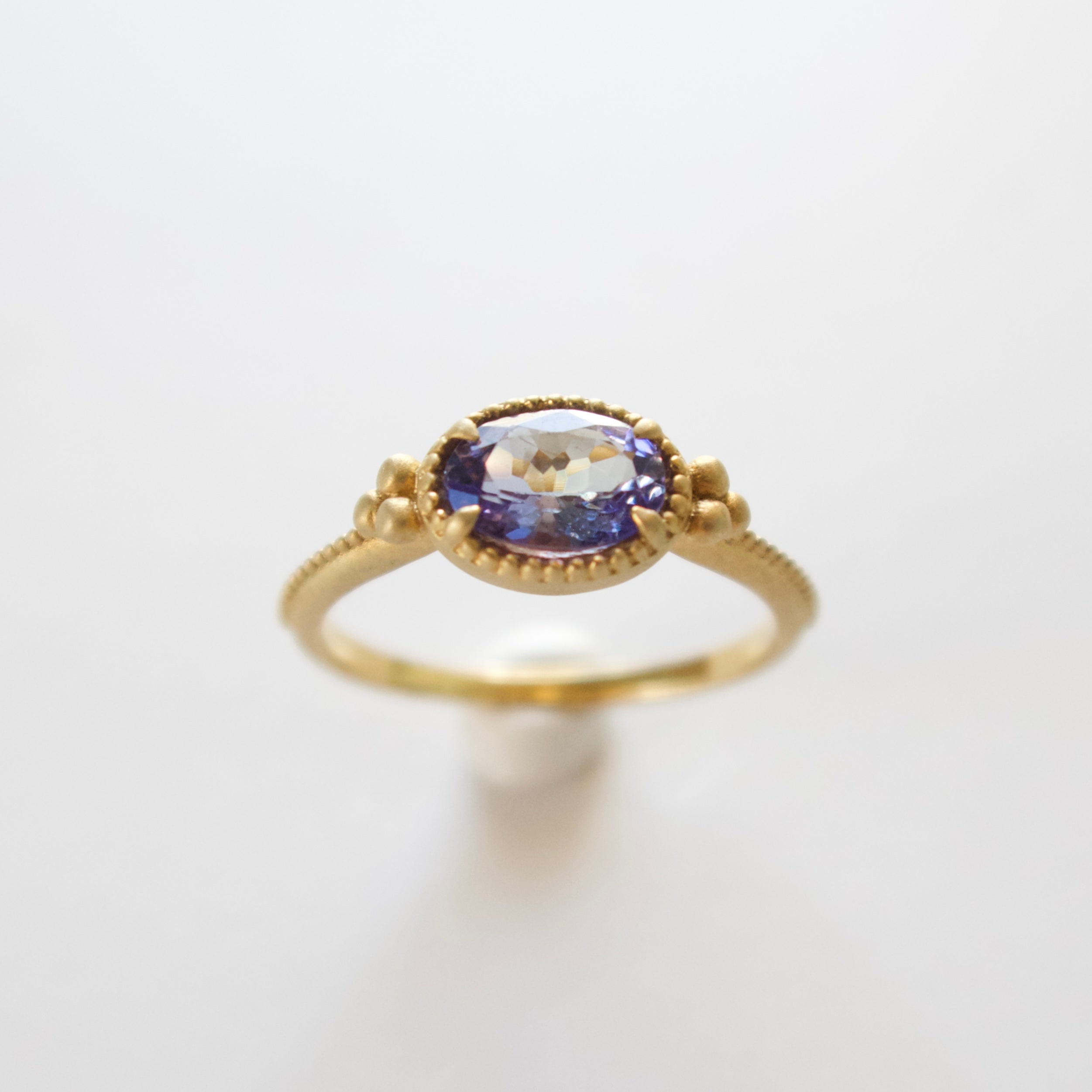 《タンザナイト｜Tanzanite》天然石リング／silver925