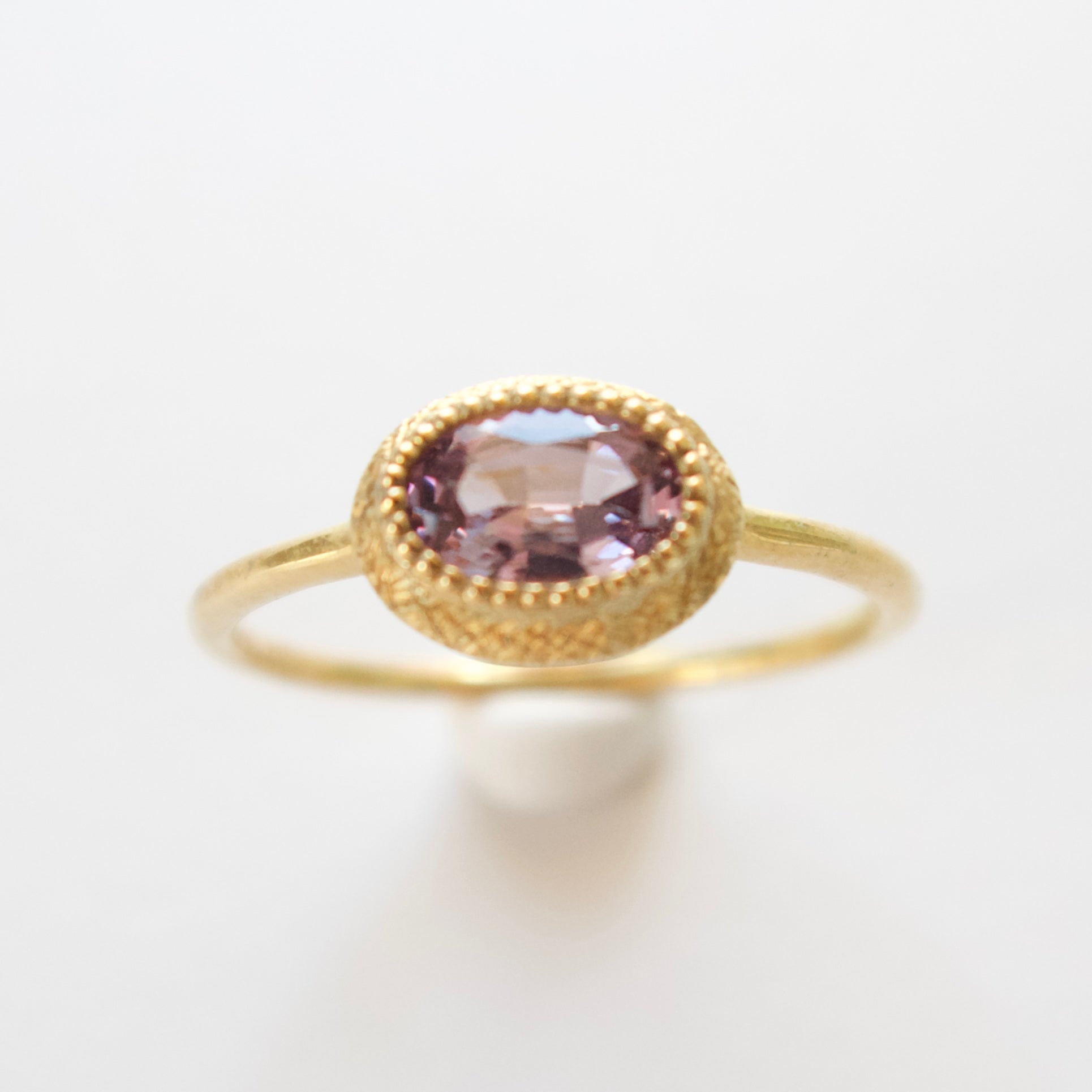 《ピンクスピネル｜Pink Spinel》天然石リング／silver925