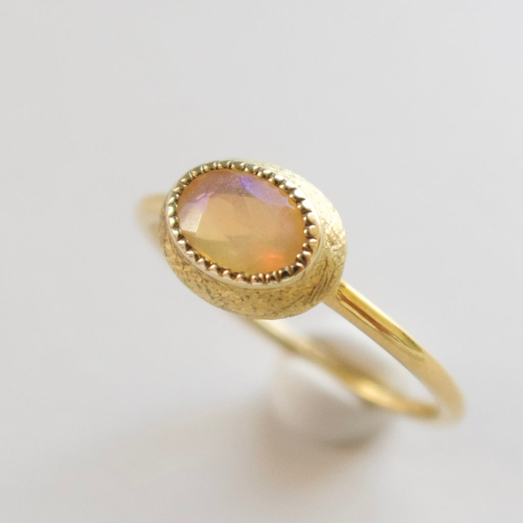 《オパール｜Opal》天然石リング／silver925