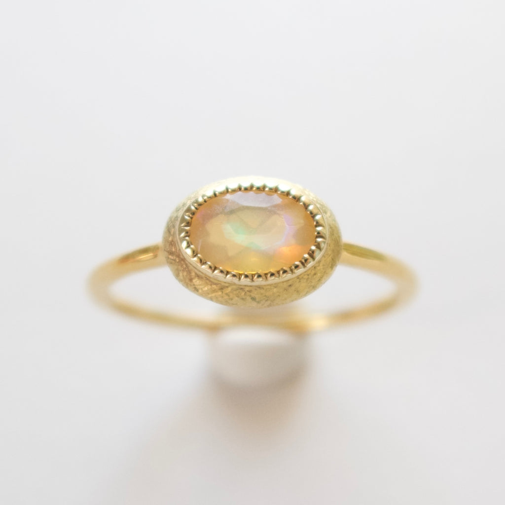 《オパール｜Opal》天然石リング／silver925