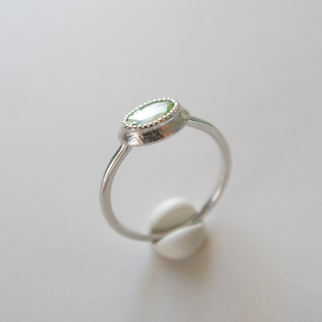 《ミントガーネット｜Mint Garnet》カラーチェンジガーネット／天然石リング✴︎silver925