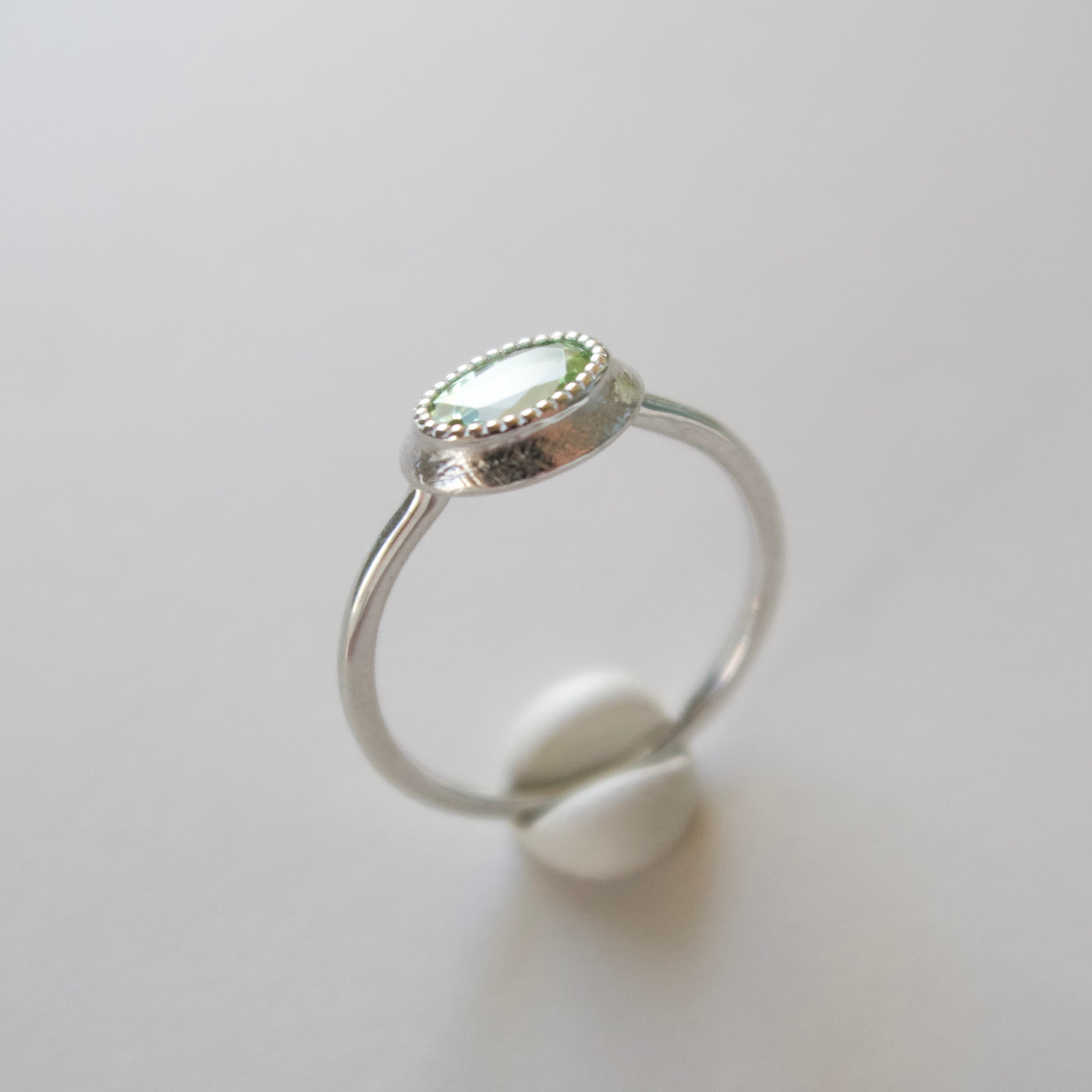 《ミントガーネット｜Mint Garnet》カラーチェンジガーネット／天然石リング✴︎silver925