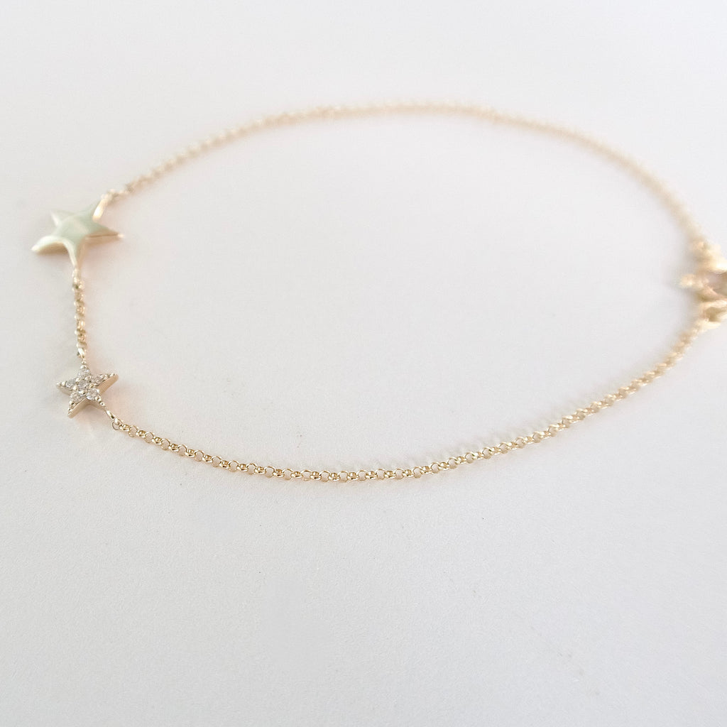 Hōkū Mahina series【月星Collection】ダイヤモンドブレスレット