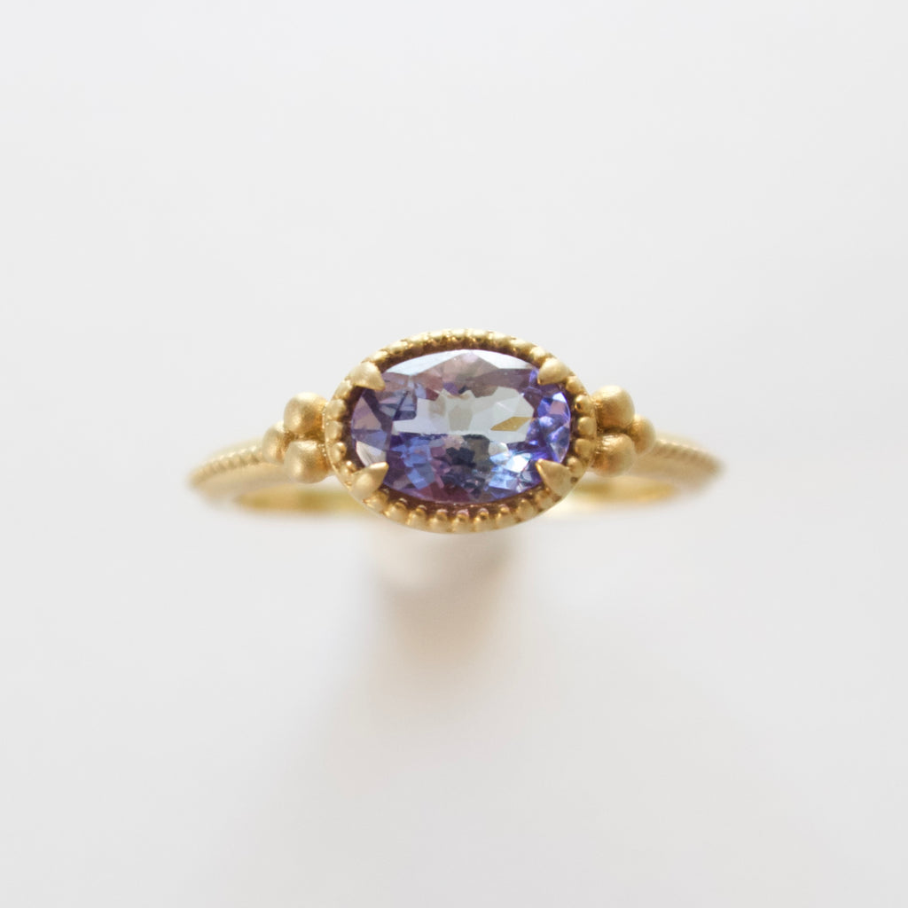 《タンザナイト｜Tanzanite》天然石リング／silver925