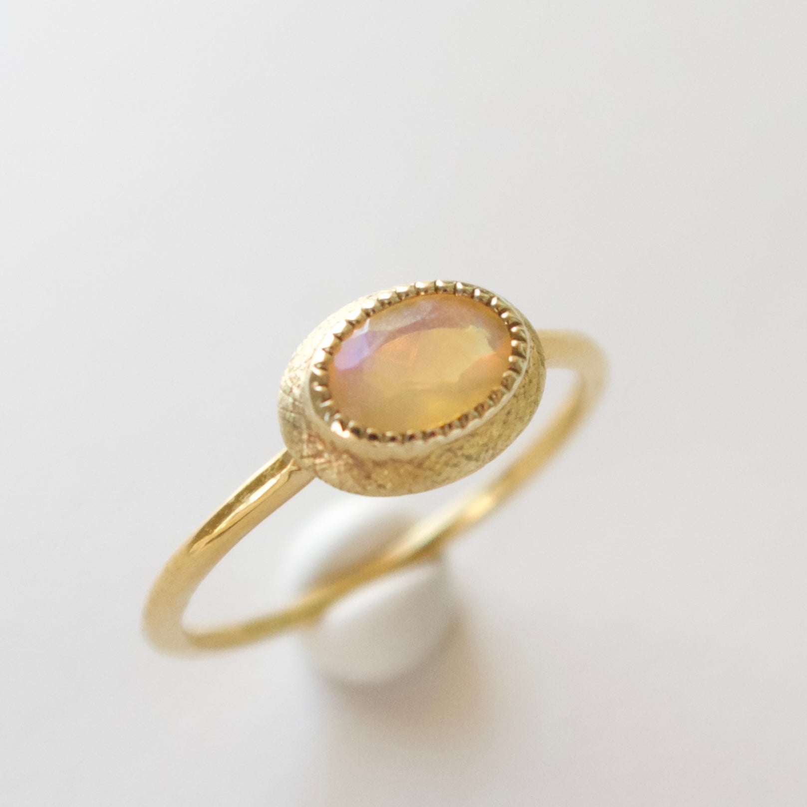 《オパール｜Opal》天然石リング／silver925