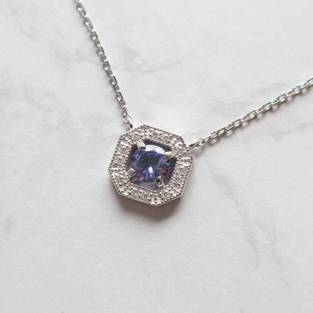 《タンザナイト｜Tanzanite》 ミスティラベンダー・天然石ネックレス
