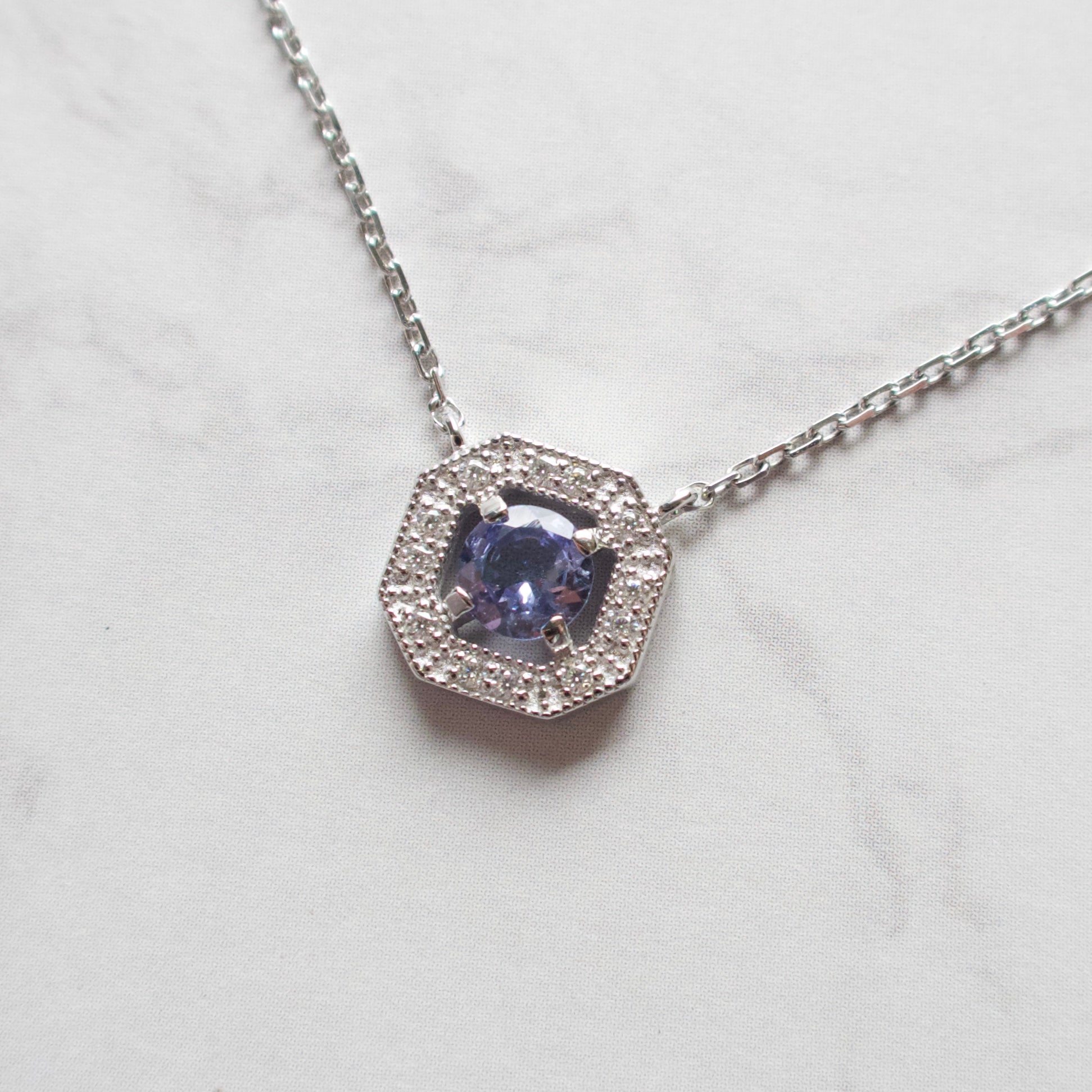 《タンザナイト｜Tanzanite》 ミスティラベンダー・天然石ネックレス