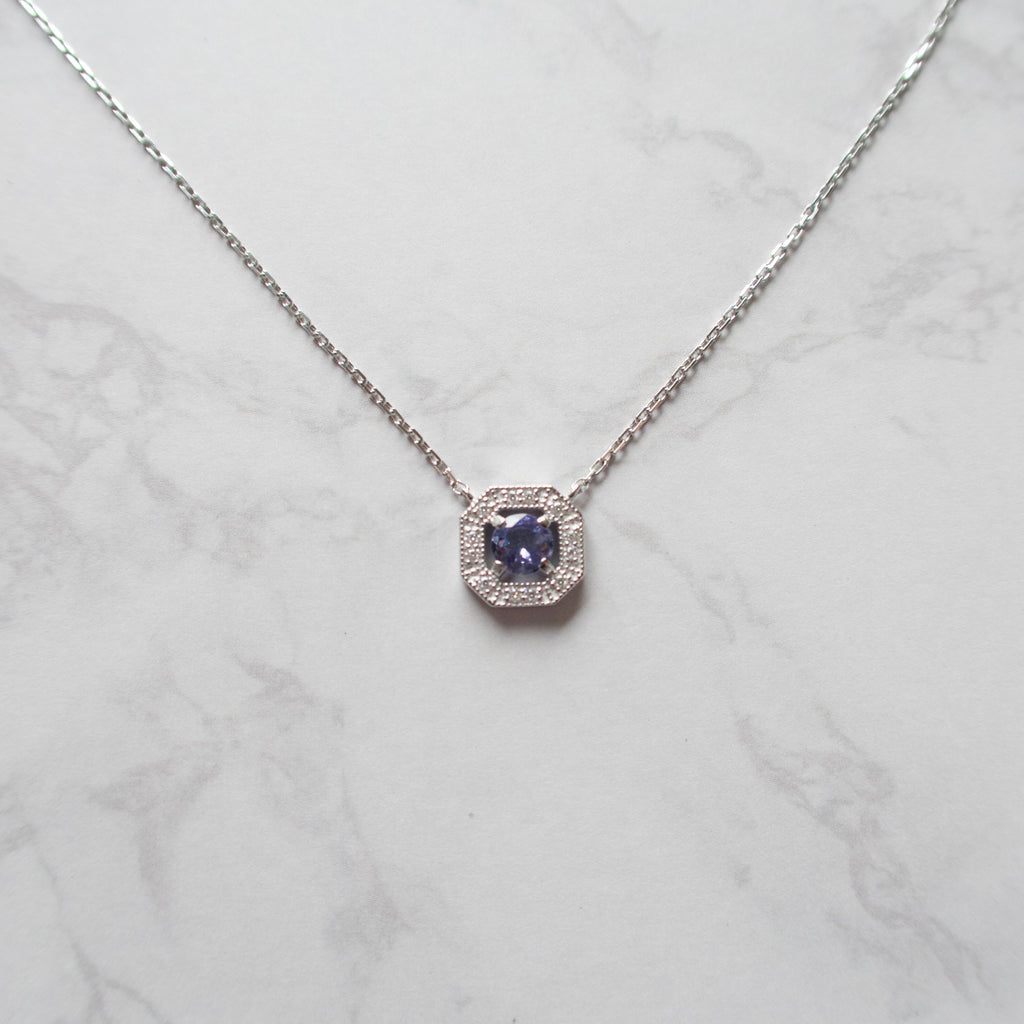 《タンザナイト｜Tanzanite》 ミスティラベンダー・天然石ネックレス