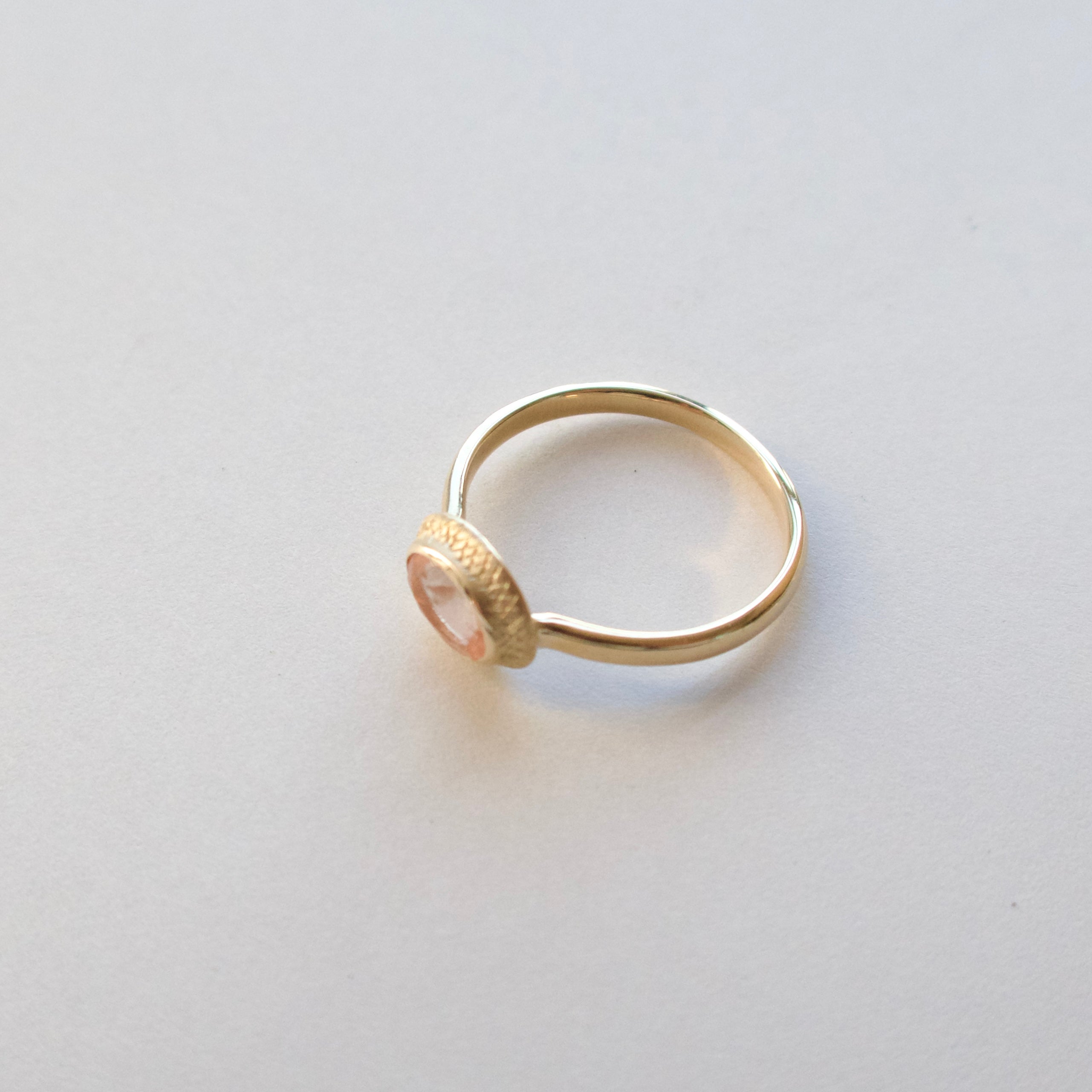 《オレゴンサンストーン｜Oregon Sunstone》天然石リング