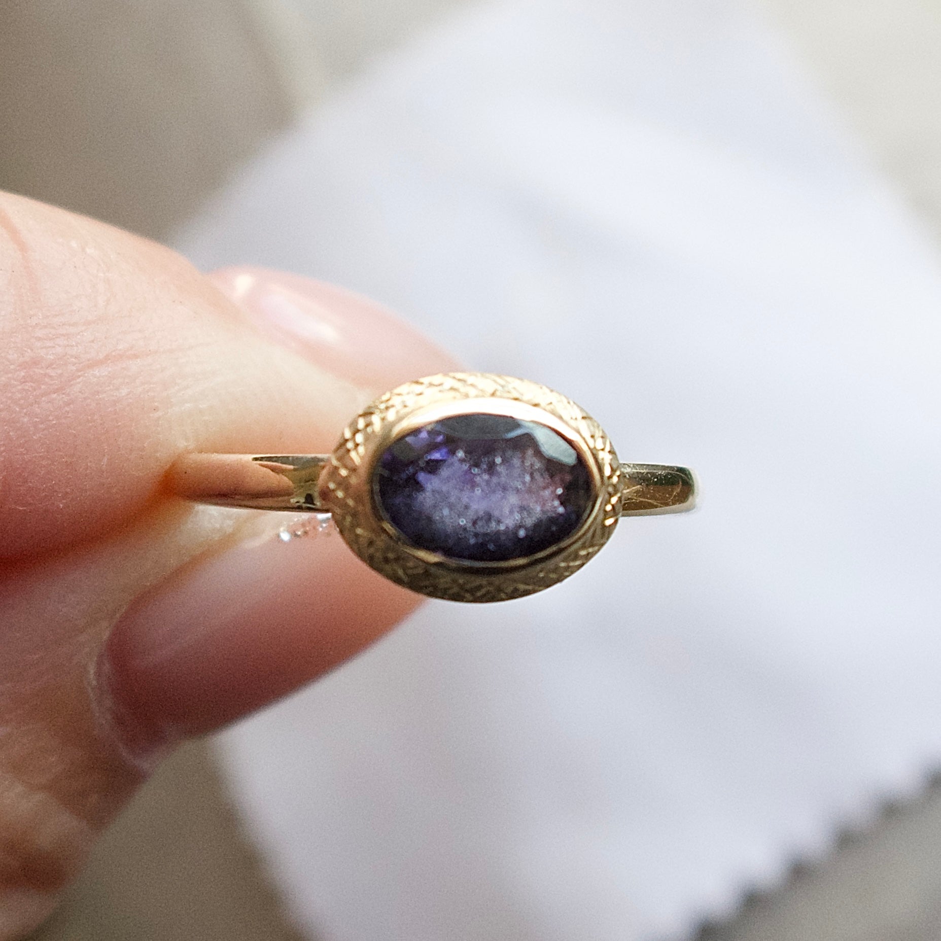 天然アイオライトサンストーンリング アイオライト サンストーン リング / Iolite Sunstone Ring 2 | iichi